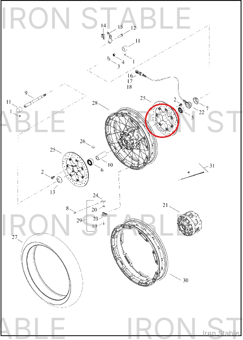 Harley-Davidson Rotor, Brake, Fr, Gblk, Turbine