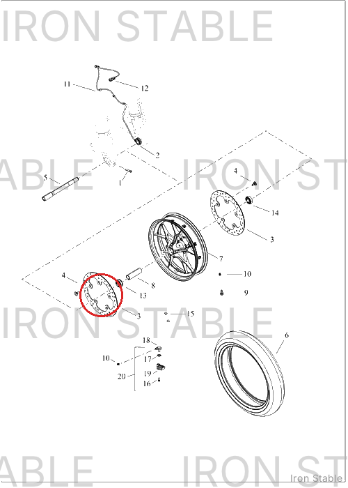 Harley-Davidson Rotor, Brake, Fr, 320x4.5, Hub, Sil