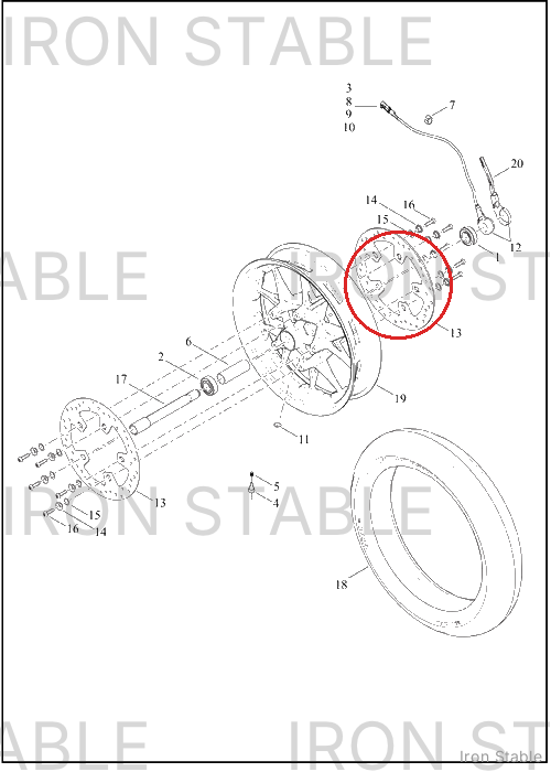 Harley-Davidson Rotor, Brake, Front