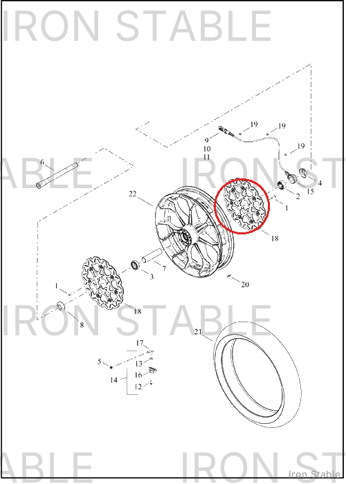 Harley-Davidson Rotor, Brake, Fr, 320x4.5, Hub