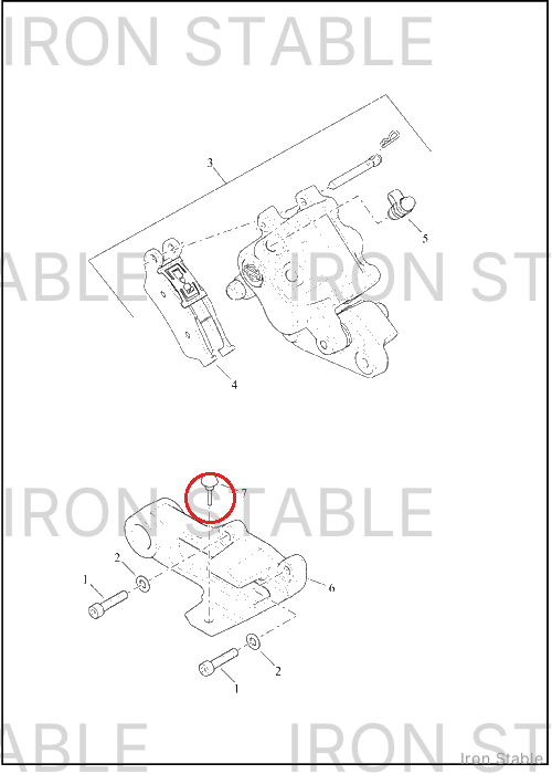 Harley-Davidson Damper, Brake Reaction Bracket, 