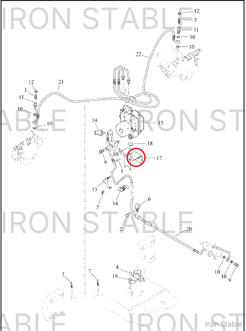 Harley-Davidson Bracket, Brake Mounting, Ehcu
