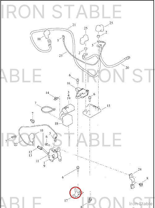 Harley-Davidson Bracket, Brake Mounting, Brake Line Retain