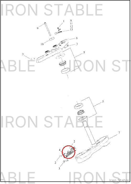 Harley-Davidson Bracket, Brake Mounting, Fr-Abs Brakeline