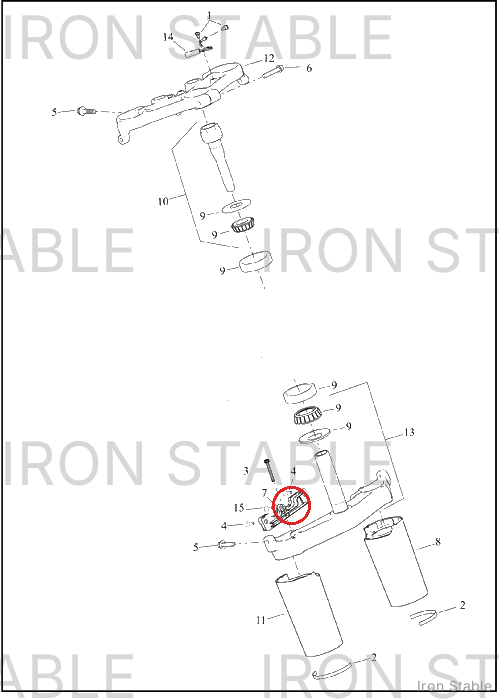 Harley-Davidson Kit, Brake Misc Component, Retention