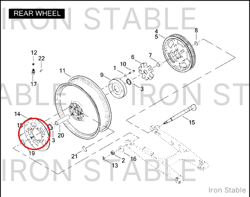 Harley-Davidson Brake Disc, Rear