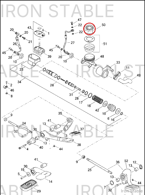Harley-Davidson Cap, Reservoir, Brake Master Cyl