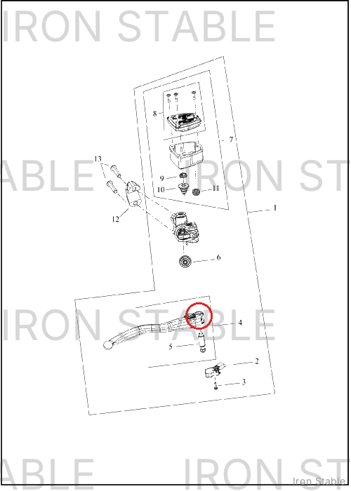 Harley-Davidson Lever, Fr Brake, Kit