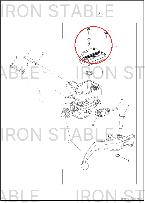 Harley-Davidson Brake Ma Cyl Assembly, Fr Chrome, Chrome