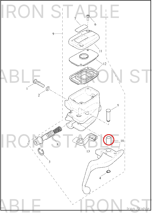 Harley-Davidson Lever, Fr Brake, Dl