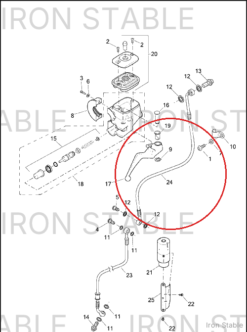 Harley-Davidson Brakeline, Front, Hcu-Mc