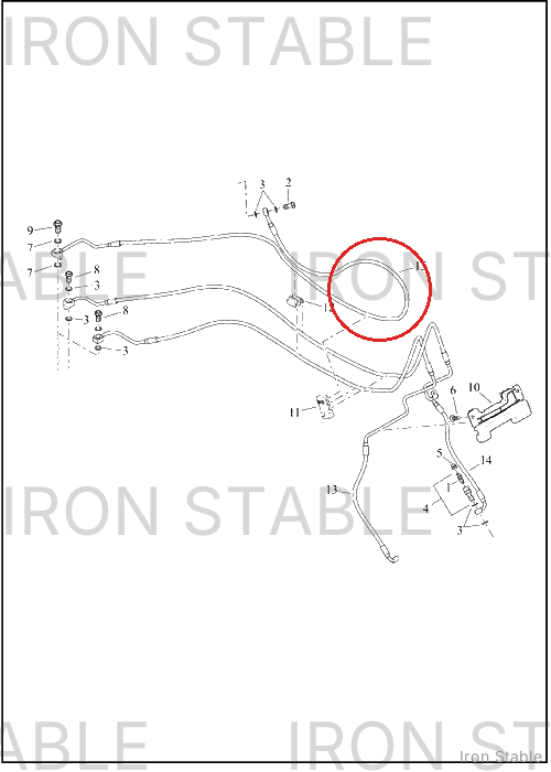 Harley-Davidson Brakeline, Front M/C-To-Abs