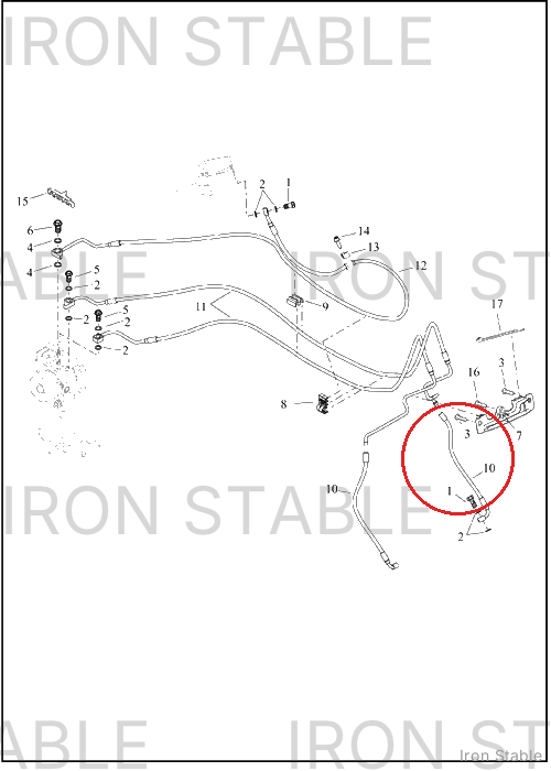 Harley-Davidson Brake Line, X