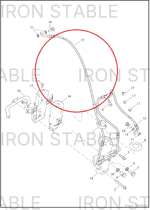 Harley-Davidson Brakeline, Front, Abs, Mc-Hcu