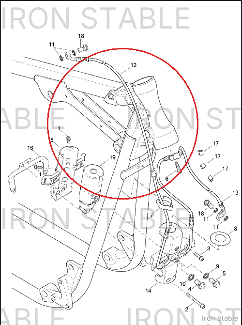 Harley-Davidson Brakeline, Front, Abs, Mc-Hcu