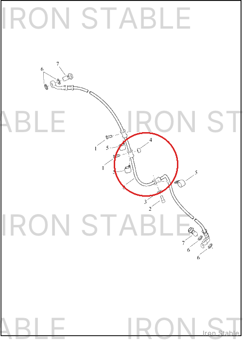 Harley-Davidson Brakeline, Front, Non-Abs
