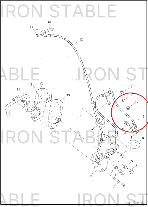 Harley-Davidson Brakeline, Front, Abs, Cal-Hcu
