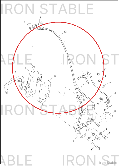 Harley-Davidson Brakeline, Front, Abs, Mc-Hcu
