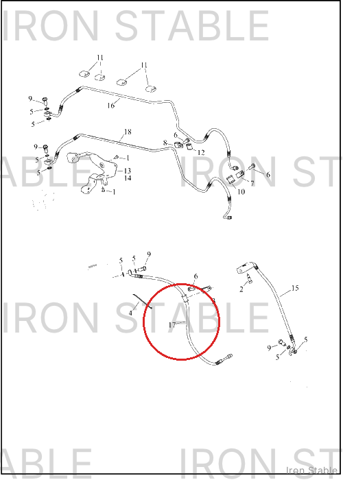 Harley-Davidson Brake Line, Front, Abs, M/C To Mani