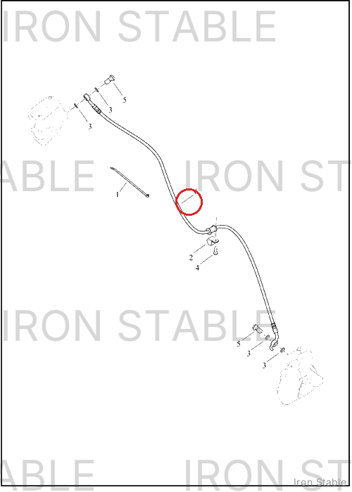 Harley-Davidson Brake Line, Front, Non-Abs, Cal W/M