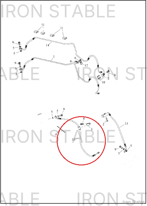Harley-Davidson Brake Line, Front, Abs, M/C To Mani