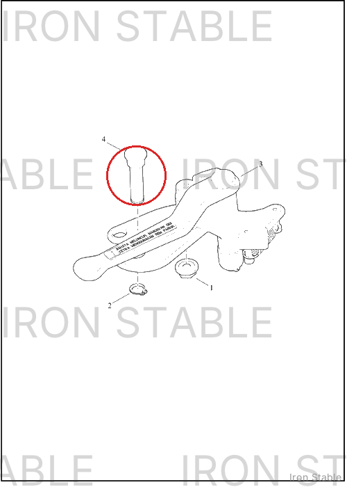 Harley-Davidson Prkg Brake, Pivot Pin