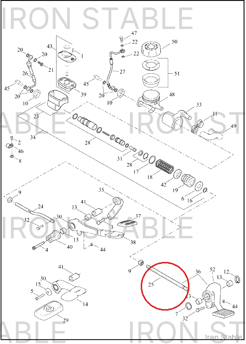 Harley-Davidson Pushrod, Brake