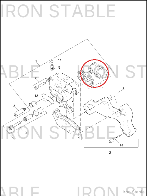 Harley-Davidson Kit-Piston, Rr Caliper, W/Seals