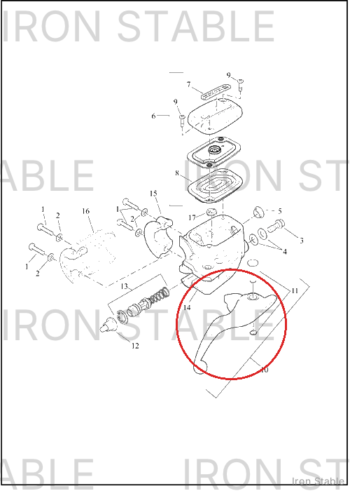 Harley-Davidson Kit, Brake, Front Lever, Polished