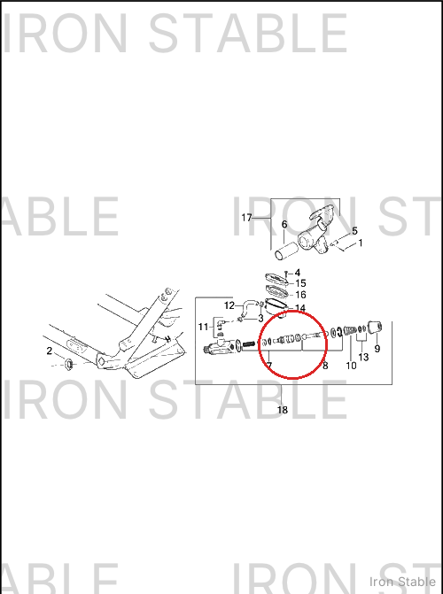 Harley-Davidson Repair Kit, Master Cyl, Rr Vrsc