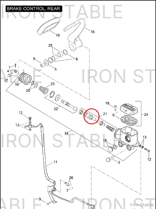 Harley-Davidson Kit-Repair, Master Cyl, Touring(Po