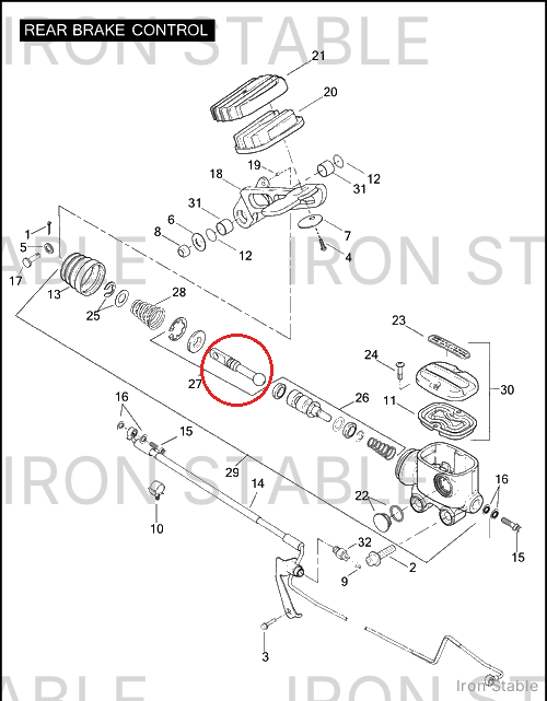 Harley-Davidson Kit - Pushrod, Touring