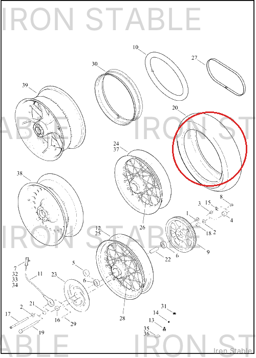 Harley-Davidson Tire, Rr, Mu85b16m/C 77h Dun Hd