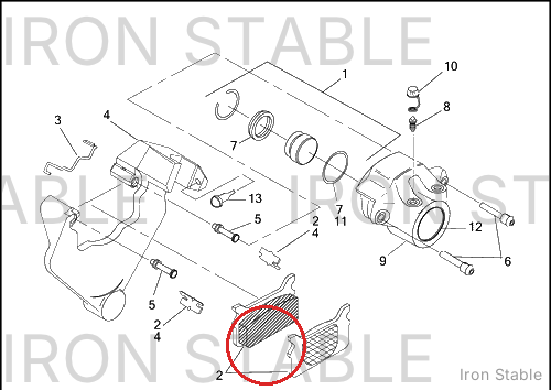 Harley-Davidson Brake Pad Kit