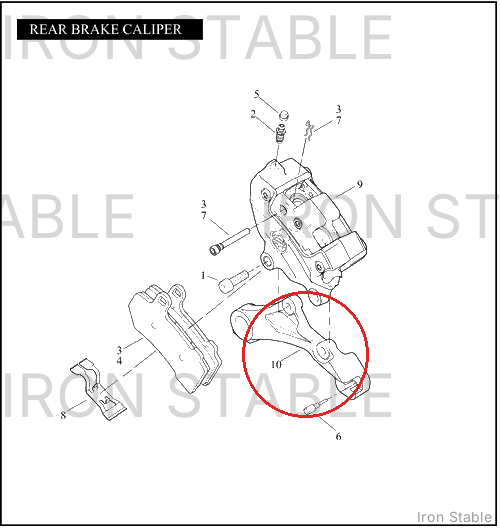 Harley-Davidson Brake Misc Component, X