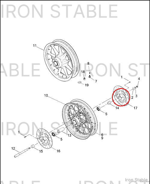 Harley-Davidson Front Brake Disc, Lt