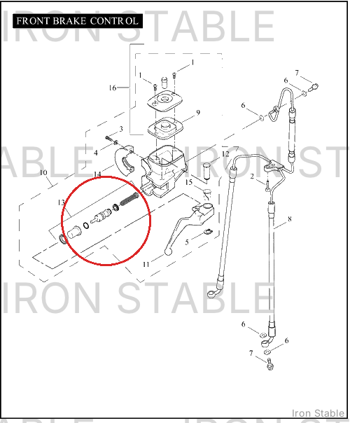 Harley-Davidson Piston Set, Brake Ma Cyl, Piston S