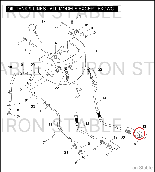 Harley-Davidson Connector Assembly, Vent