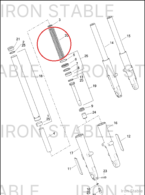 Harley-Davidson Spring, Compression