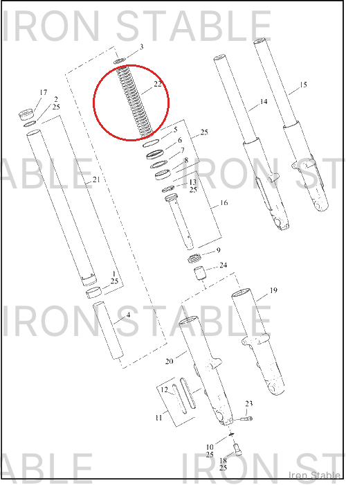 Harley-Davidson Spring, Compression