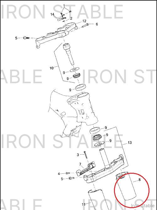 Harley-Davidson Cover Assembly, Fork Tube, Pem, Lh