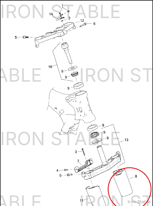 Harley-Davidson Cover Assembly, Fork Tube, Pem, Lh