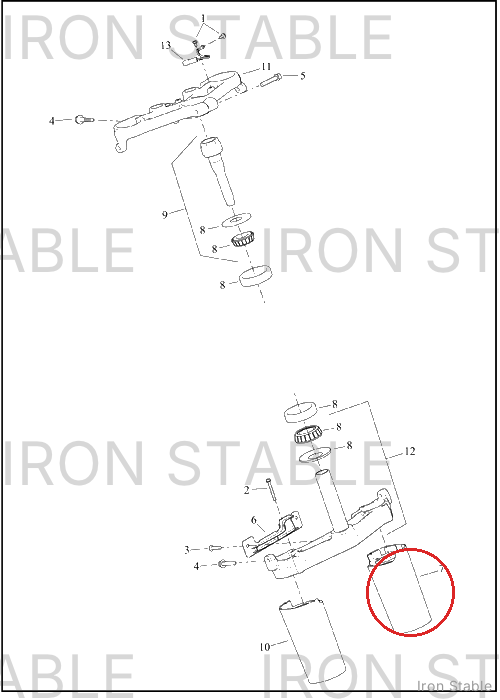 Harley-Davidson Protector, Fork, Lh, Cndy Coblt