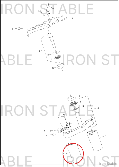 Harley-Davidson Protector, Fork, Assembly, Rh, Pem, Blk