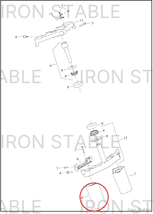 Harley-Davidson Protector, Fork, Assembly, Rh, Scchrm
