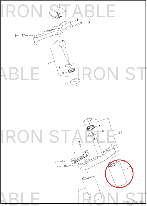 Harley-Davidson Protector, Fork, Assembly, Lh, Scchrm
