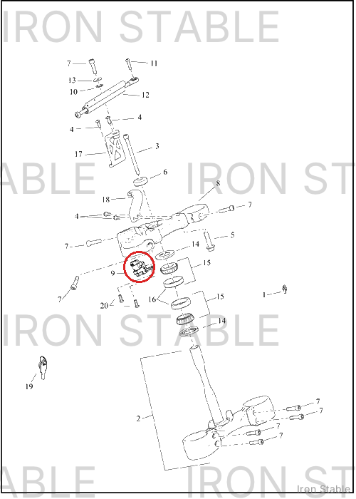 Harley-Davidson Kit, Fork Lock, W/Snsr W/Key