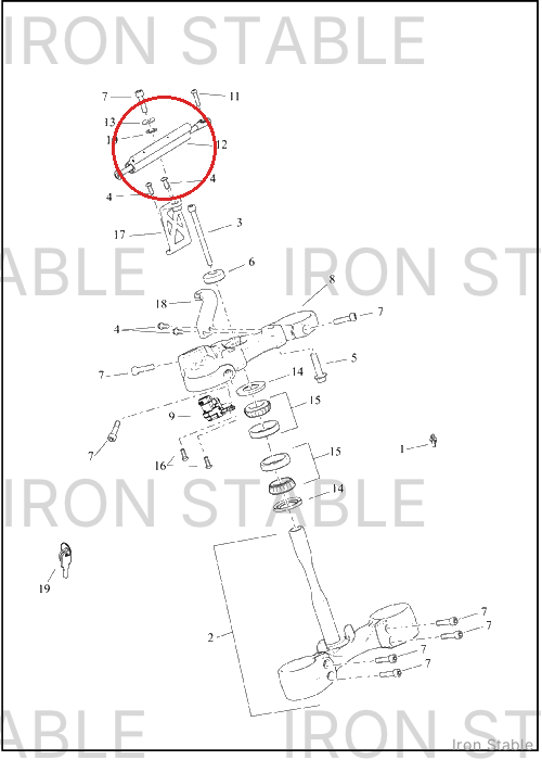 Harley-Davidson Damper, Strg, Offroad