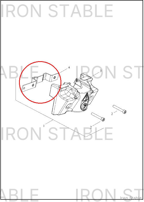 Harley-Davidson Fr Spnsn/Strg Misc Component, Strap
