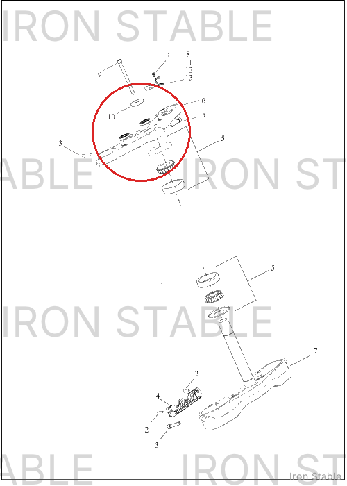 Harley-Davidson Clamp, Upr Tpl, 62mm Dia Invt Fr